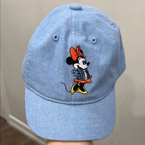 Kids Blue Cap with Minnie Mouse Embroidery. From GAP
Size xs/s